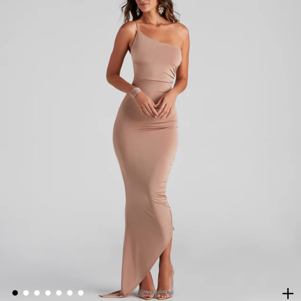 Windsor Asymmetrical Ruched Dress